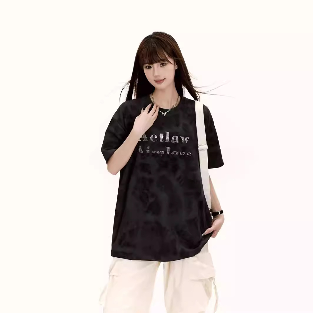 Women's Simple Loose Short-sleeved T-shirt