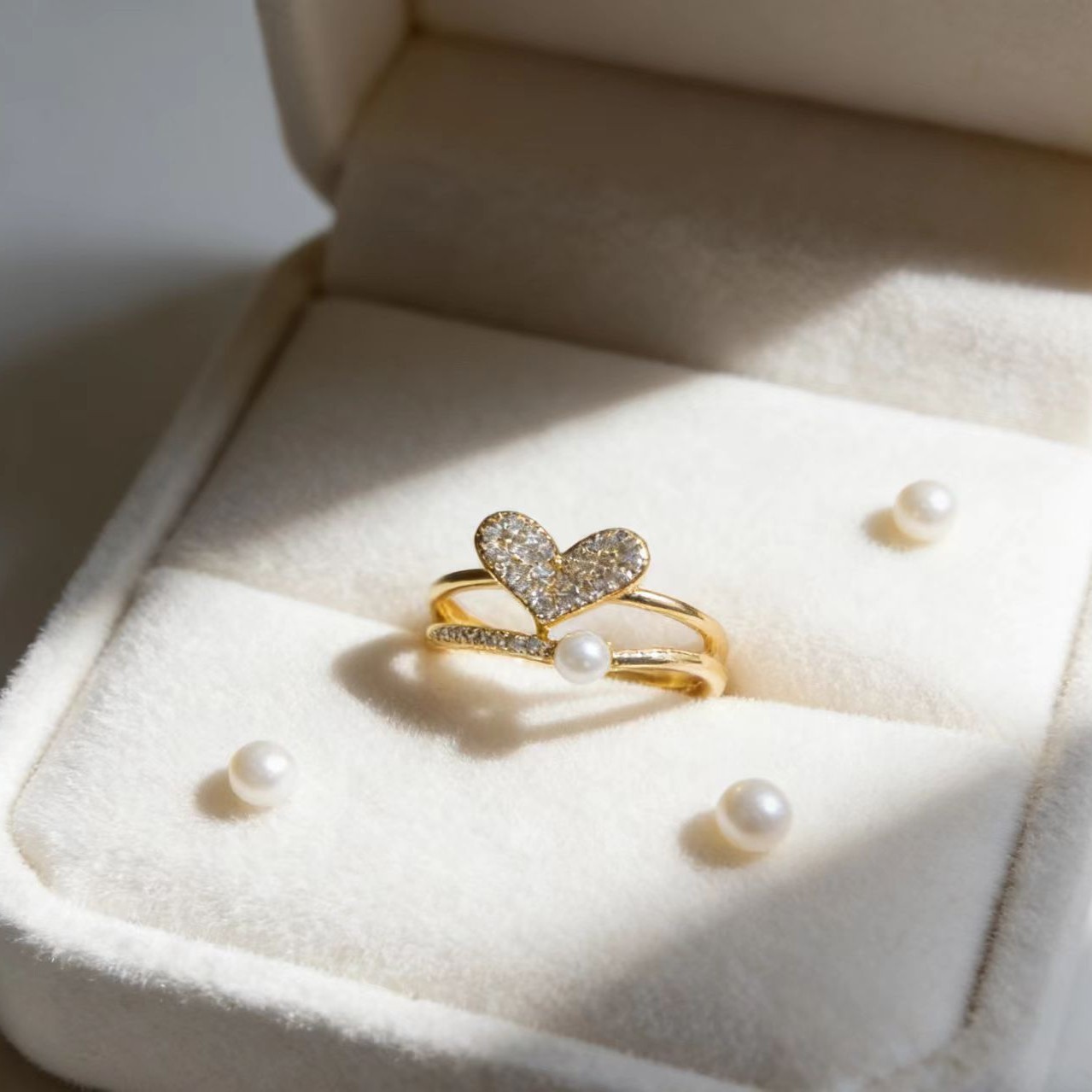 High-end Niche-design Light-luxury Womens Ring