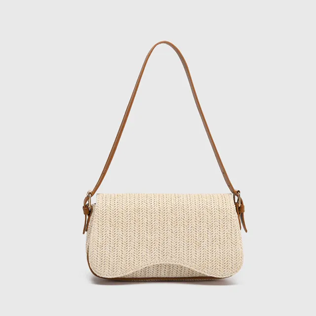 Summer New Straw Women's Shoulder Bag Brown - Shop at LoveMi