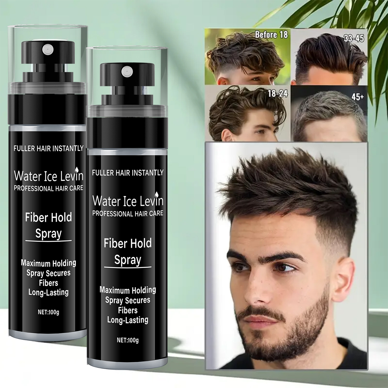 Water Ice Levin Firm-Hold Long-Lasting Hairspray