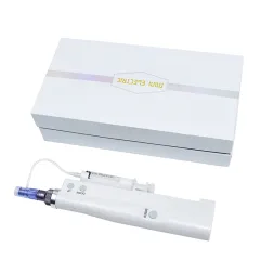 Mini Water Electric Microneedle Inductive Therapeutical Instrument Skin Rejuvenation Beauty - White - View 1