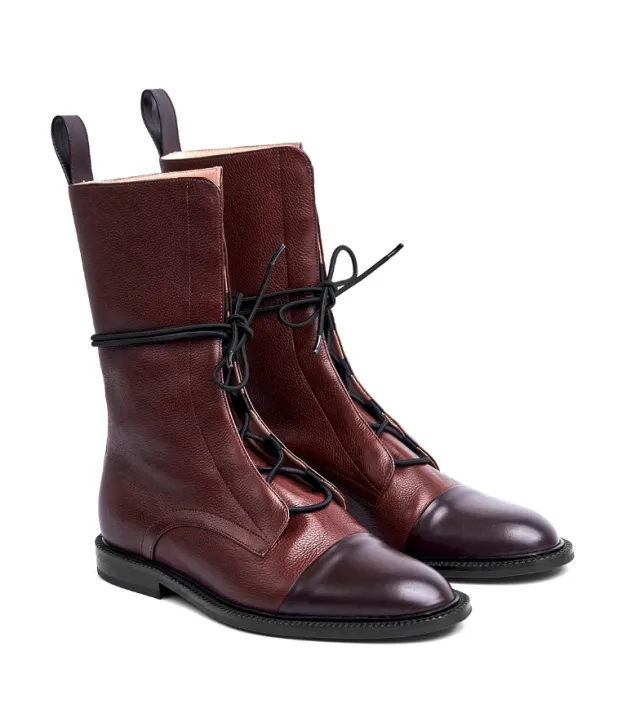 Dr Martens Boots Women's Mid calf Women's Black Red - Shop at LoveMi