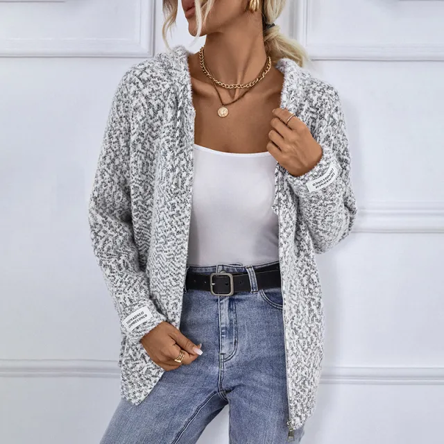 European And American Sweater Cardigan Coat Gray - Shop at LoveMi