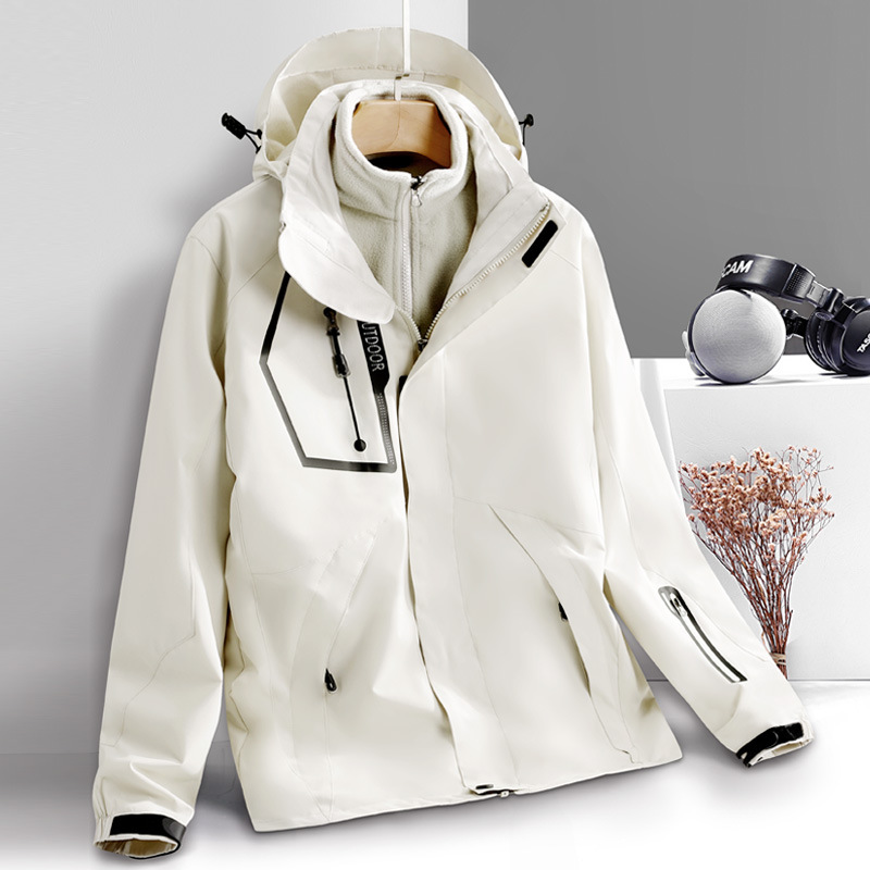 Cold-weather Waterproof Hiking Jackets For Couples Workwear