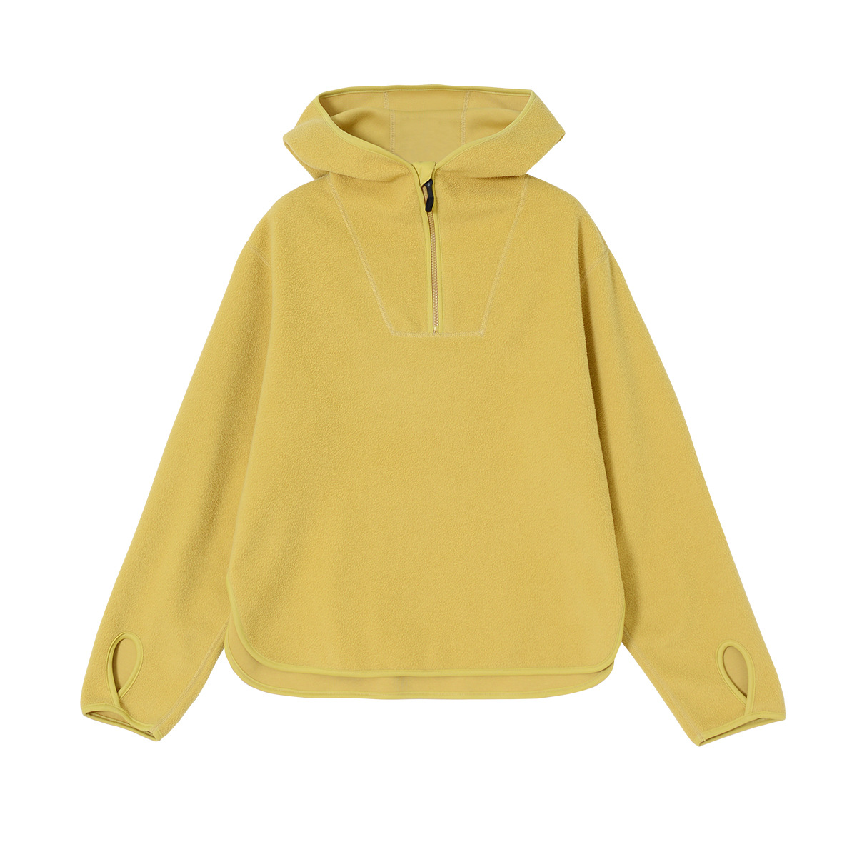 Thin Hoodie Loose Long Sleeve Sports Fleece - Image 4