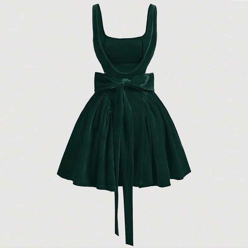 Elegant, Aristocratic Butterfly-print Slip Dress