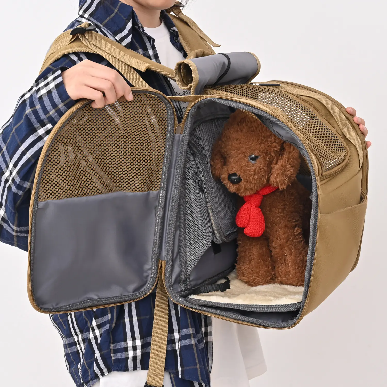 Expandable Cat Carrier Tent Large Capacity Easy