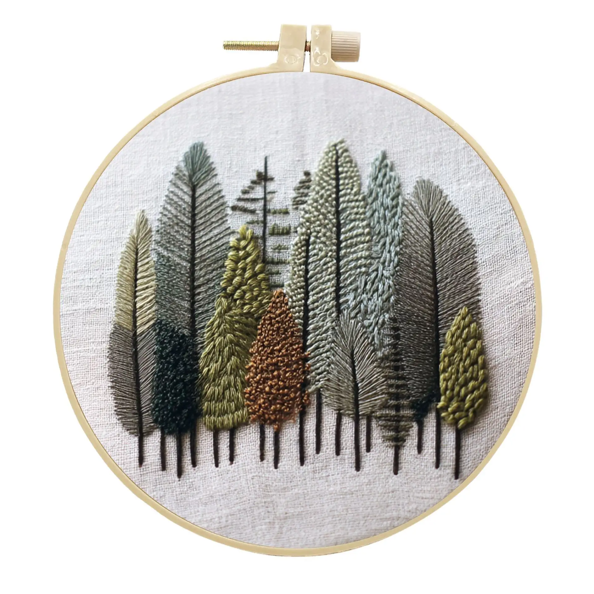 Landscape Handmade Cloth Art Material Kit Sets