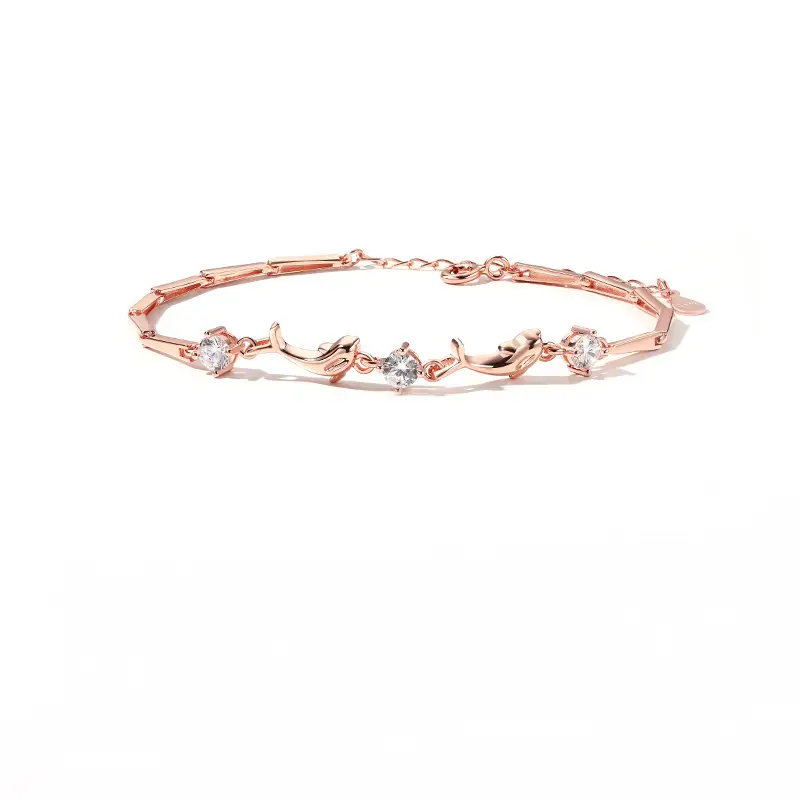 Dolphin Bracelet Female S925 Sterling Silver