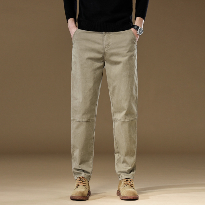 Casual Retro All-matching Pants Male