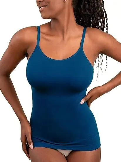 Women's Solid Color Long Sling Slimming Clothes Blue - Shop at LoveMi