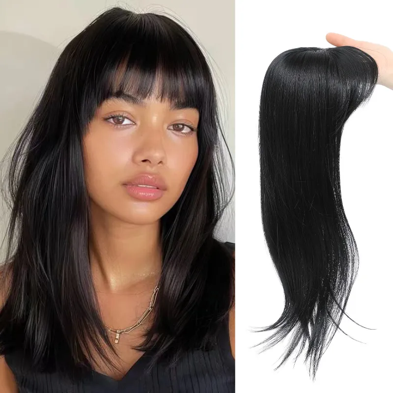 Wig Inner Buckle Hairpiece Synthetic Simulation Hair Clip Hair Extension - Style 4