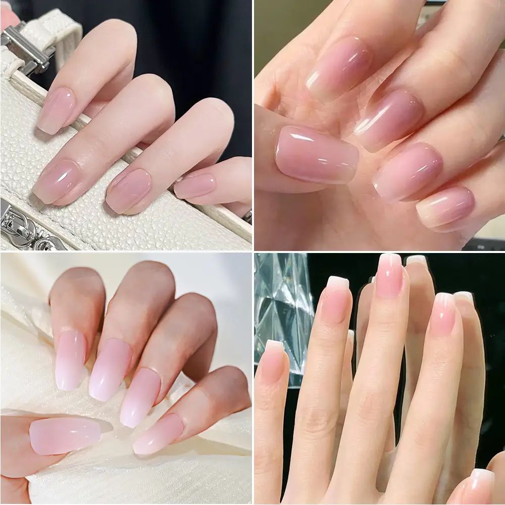 24 Pieces Gradient Nail Tips