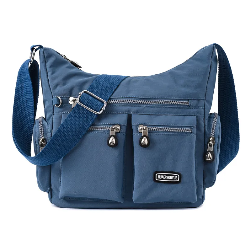 Women's Shoulder Bag Casual Waterproof Crossbody Bag - Gray