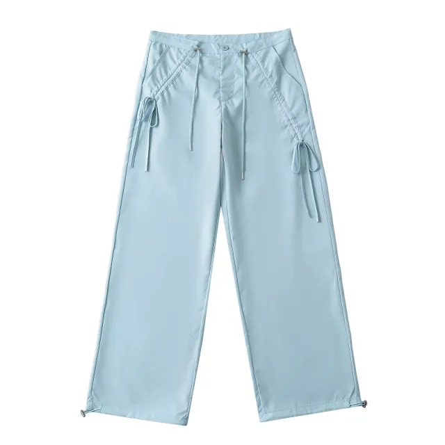 Sweet Cool Design Bow Overalls For Women Azure M - Shop at LoveMi