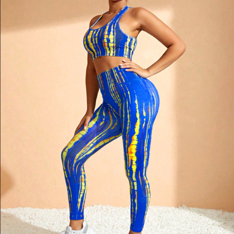 Knitted Running Fitness Wicking Quick-drying Yoga Clothes