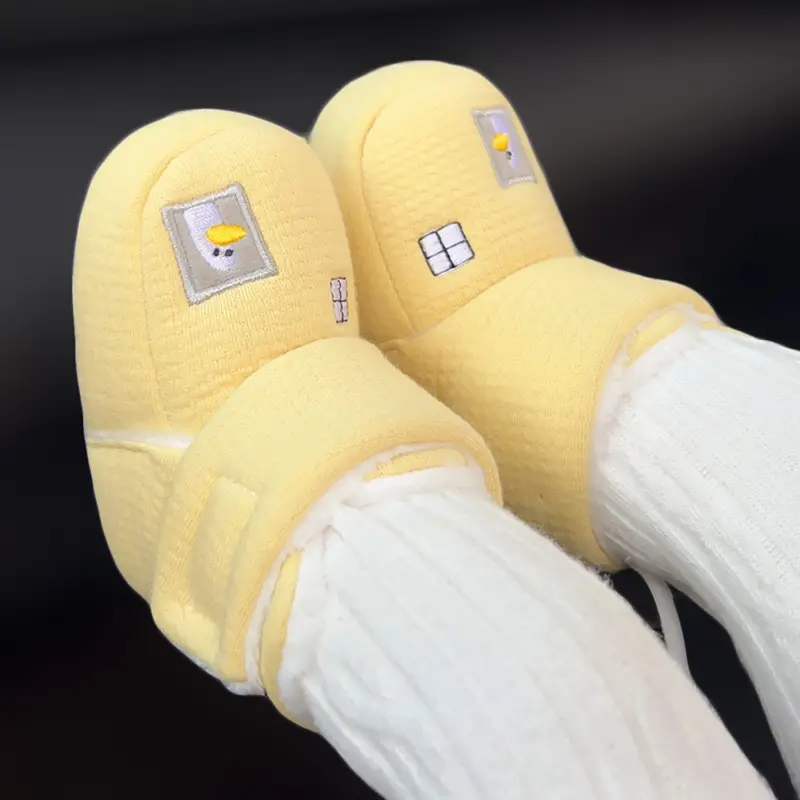 Baby Soft-sole Cotton Shoes Fleece Lined Padded