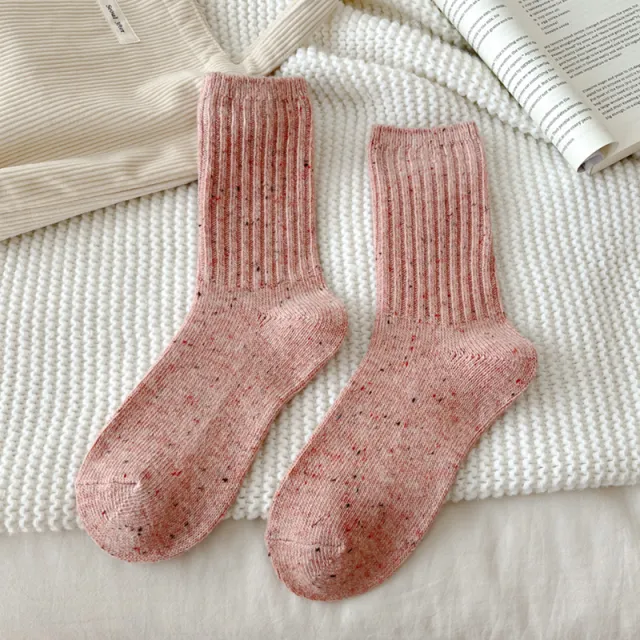 Womens Wool Socks For Winter Warmth Light Pink - Shop at LoveMi