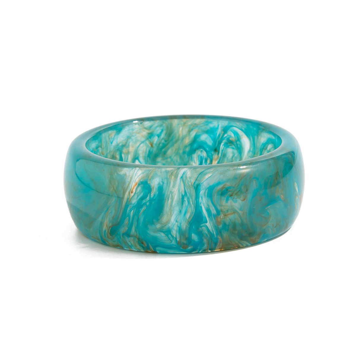 Exaggerated, Translucent Resin-dyed Bracelet