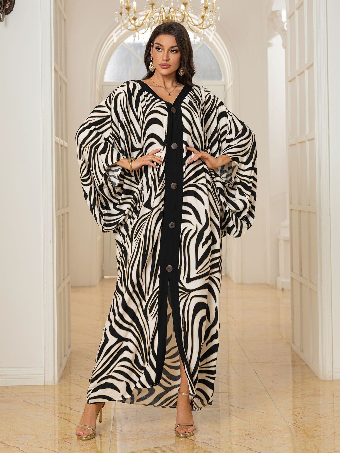 Women's Fashion Personalized Beach Dress Bikini Blouse Zebra - Shop at LoveMi