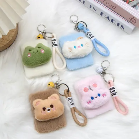 Bag Charm Portable Makeup Mirror with Double-sided Surface