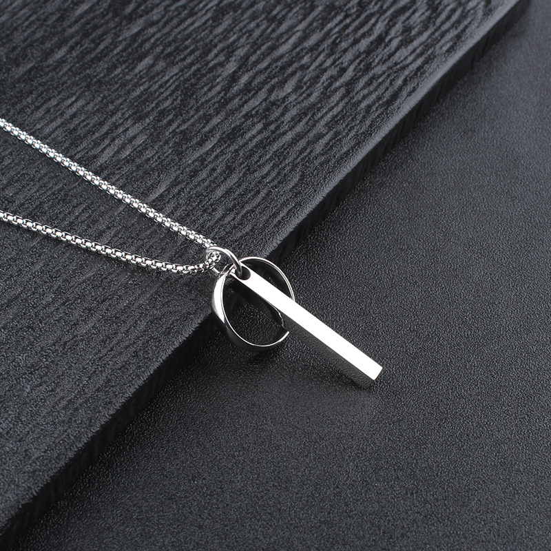 Small Long Men's And Women's Stainless Steel Pendant Pendant Sweater Chain