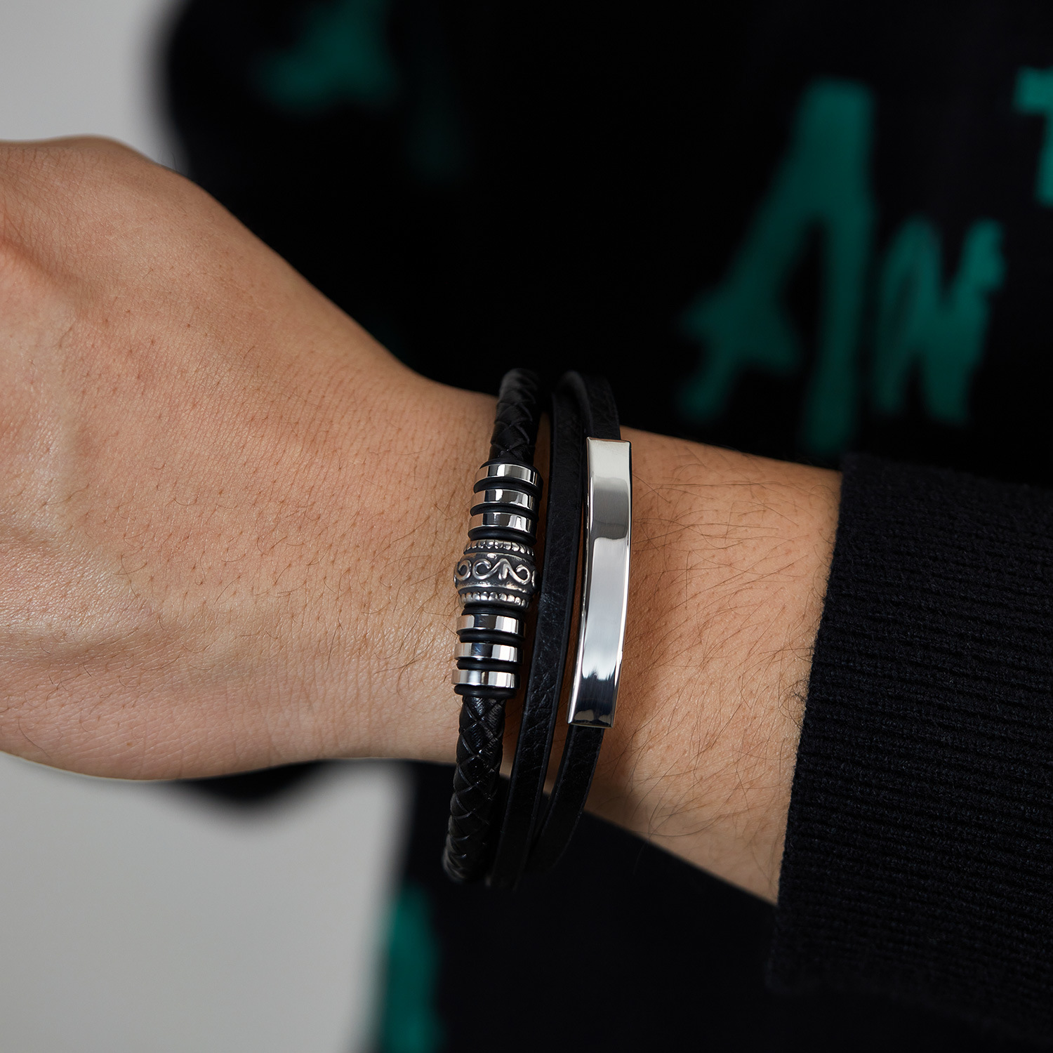 Stainless Steel Vintage Bracelet, picture 3 of 6