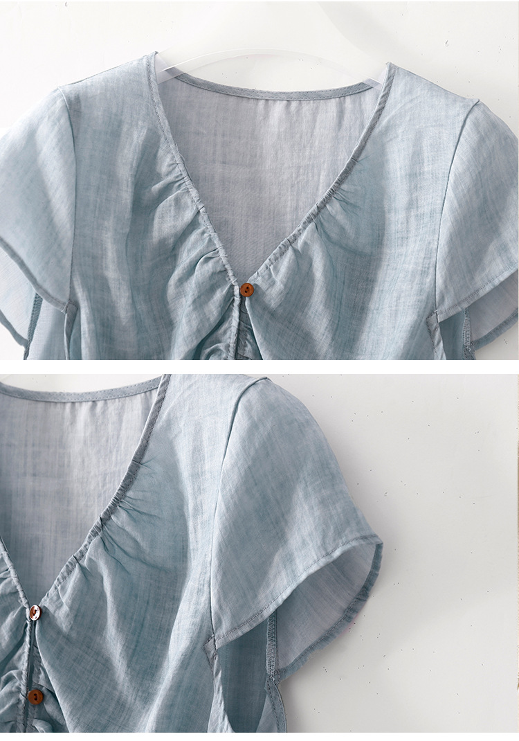 Loose-fitting Lightweight Breathable Minimalist Shirt