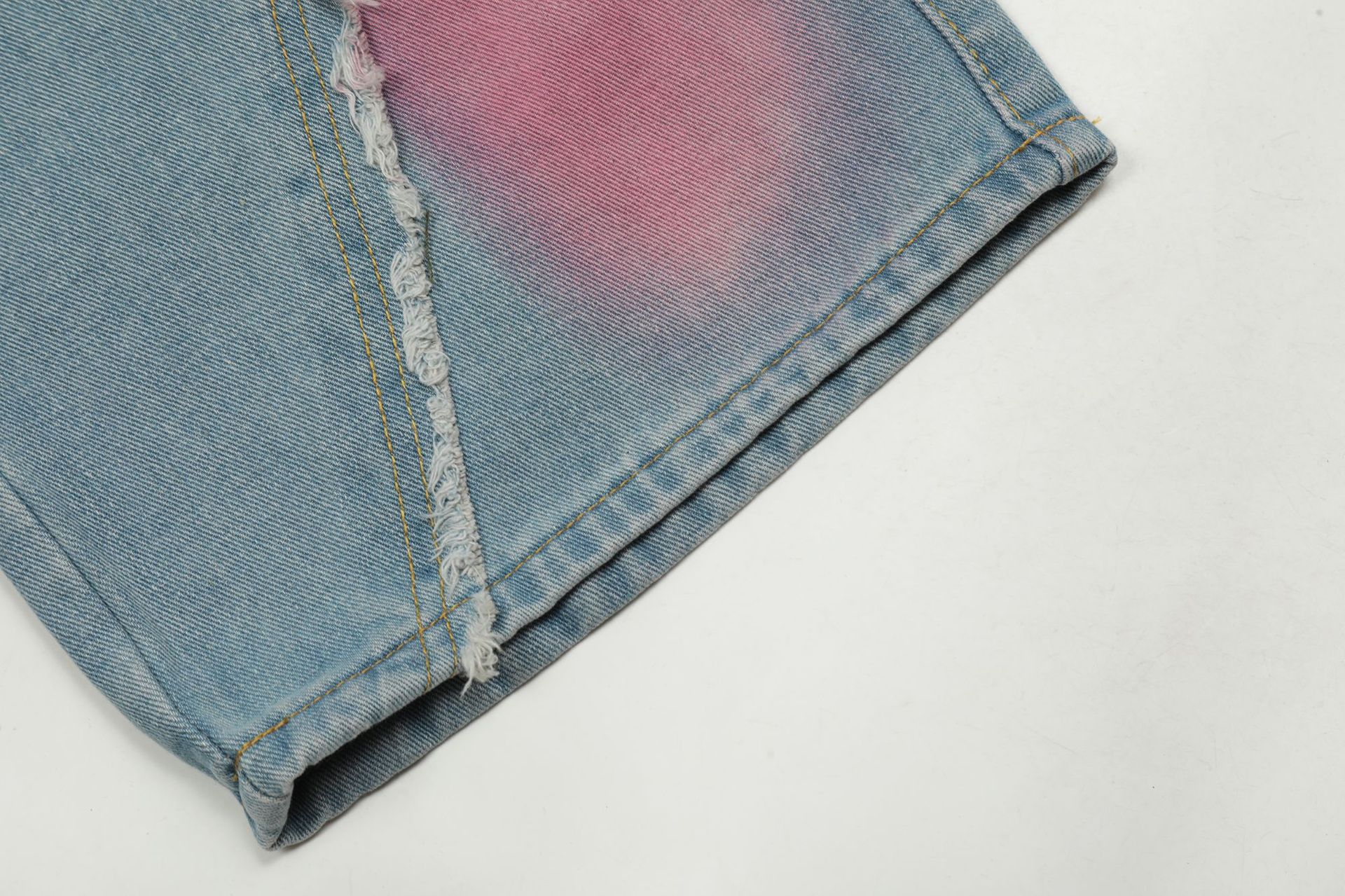 Sweet Cute Butterfly Wash Denim Trousers - Image 16