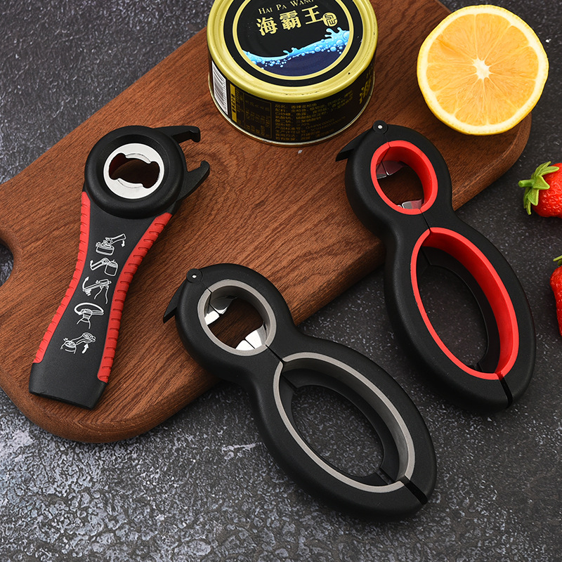 Multi-Function Kitchen Gadget Can Stainless Steel Beer Bottle Opener