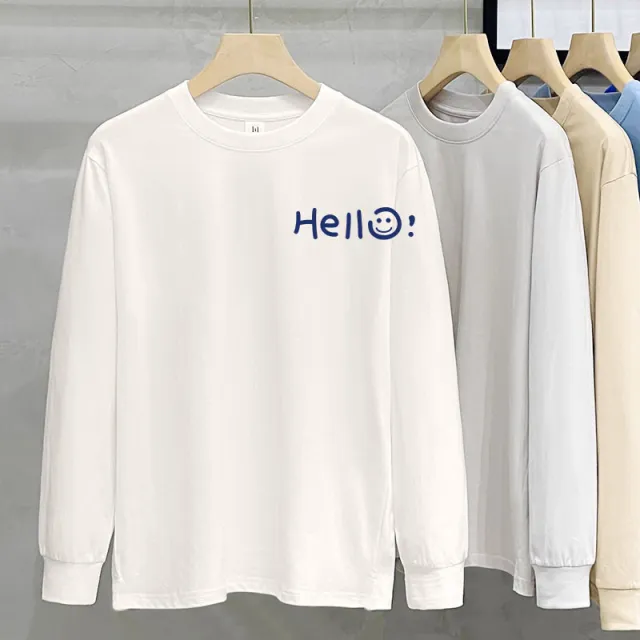 230g Heavy Cotton Long sleeved T shirt For Women Corsage A - Shop at LoveMi
