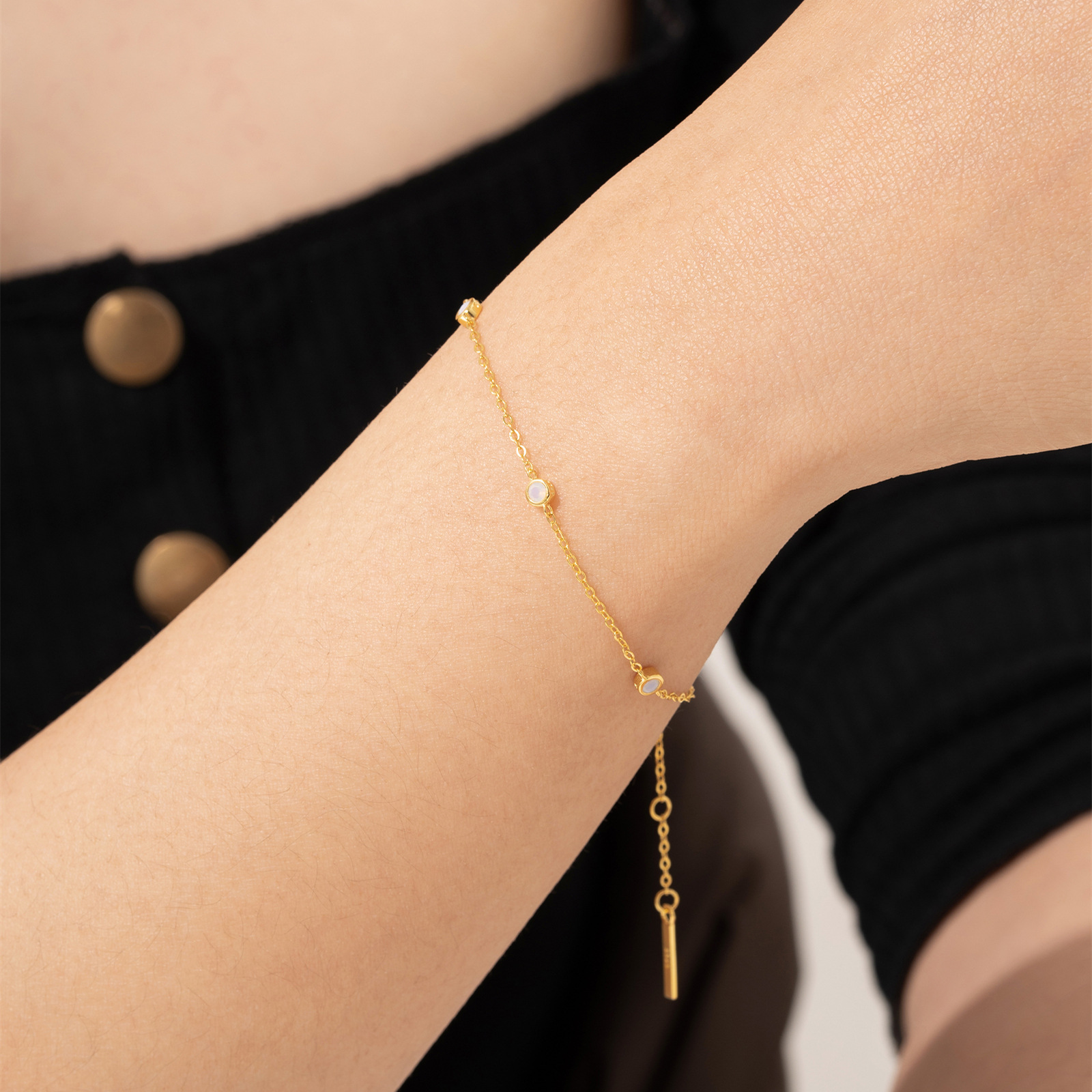 Simple Multi-adjustable Buckle Women's Bracelet