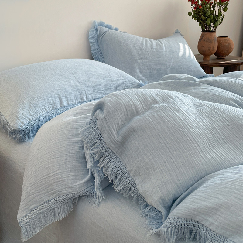 Cotton Quilt Cover And Bed Sheet Four-piece Set
