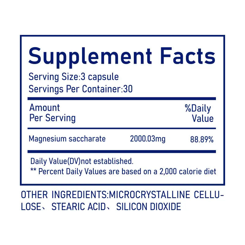 In Stock Capsules Of Magnesium Methionine Vitamin