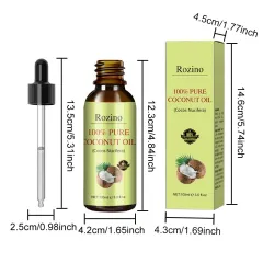 Castor Oil Hair Care Body Face - Coconut Oil 100Ml - View 1