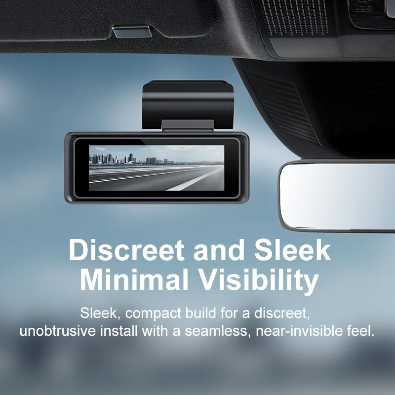 4K HD Dual-camera Front-and-rear Recording Car DVR