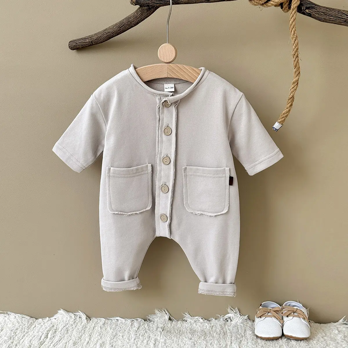 Cute Cotton Knitted Onesie