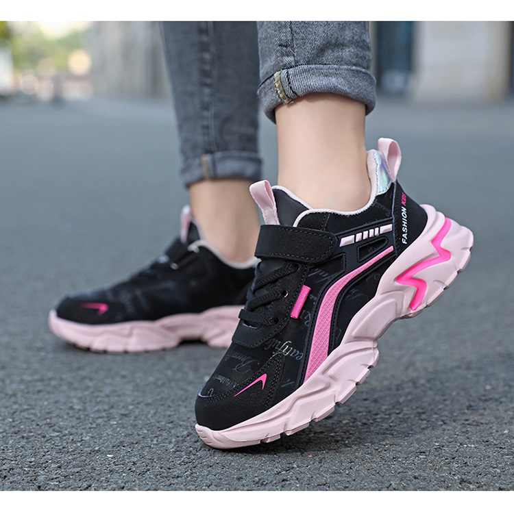 Waterproof Leather Girls Casual Sneaker - Image 4