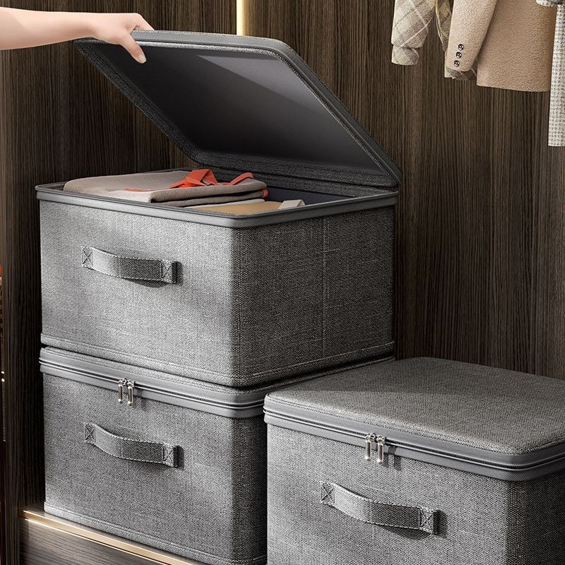 Foldable Storage Box With A Combination Lock