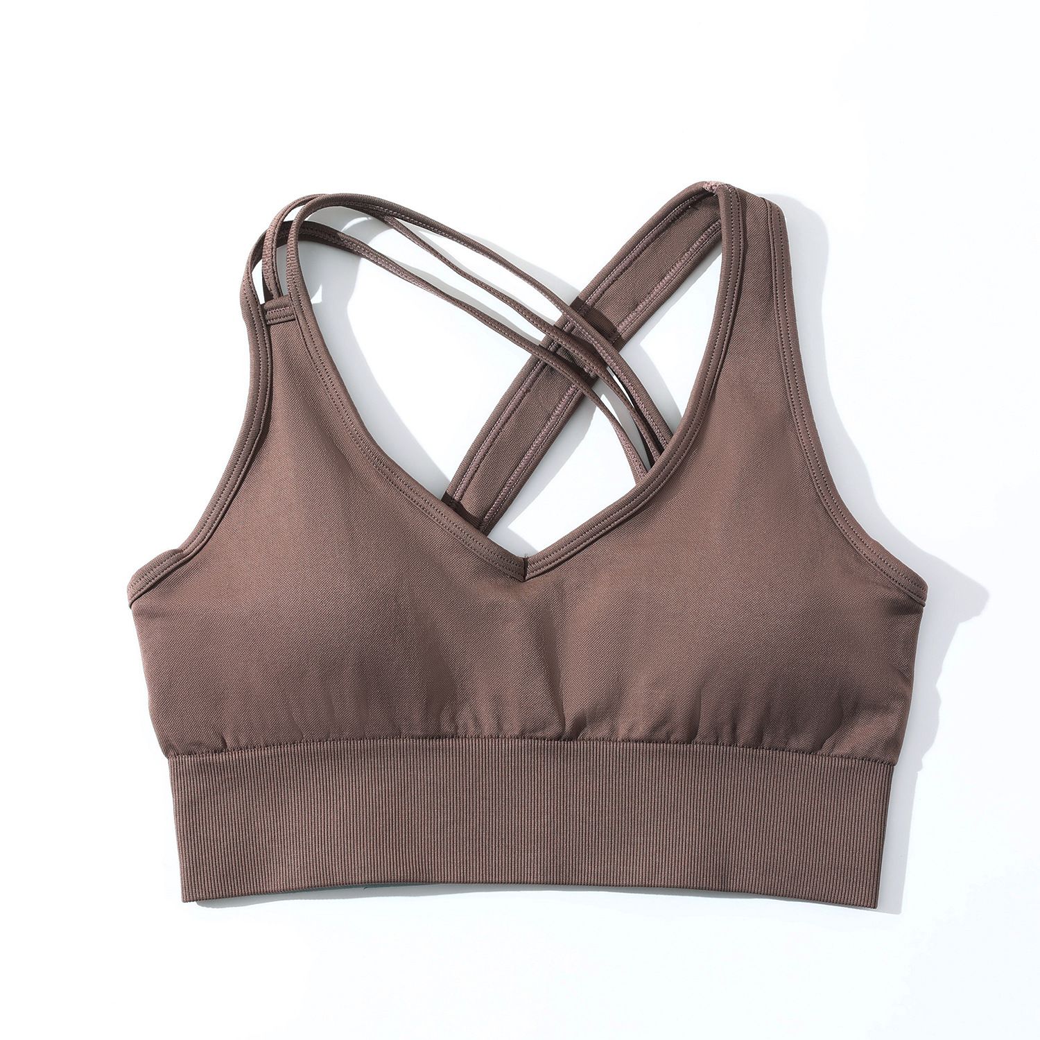 Back Cross Bra Tan