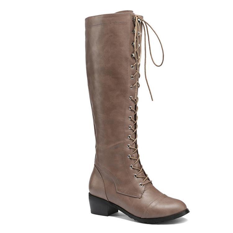 Over-the-Knee Boots with Crisscross Straps, picture 5 of 5