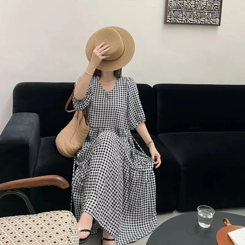 Bourette Dress French Style High Sense Women's Summer Fashion