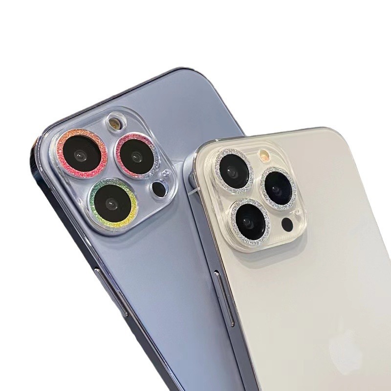 Mobile Phone Integrated Lens Protector Rhinestone