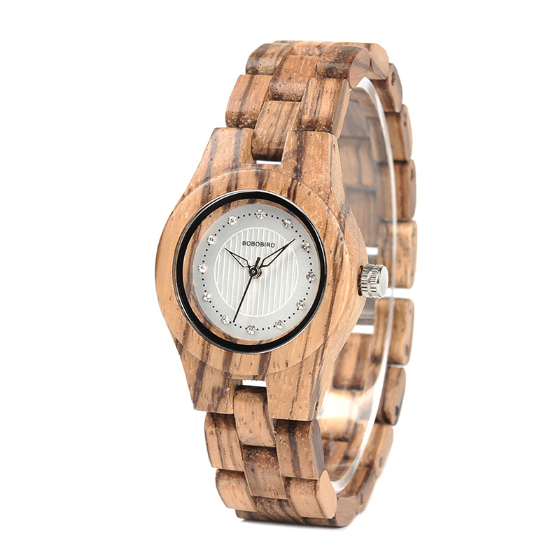 Mens And Womens Minimalist Casual Retro Wooden Watch 8