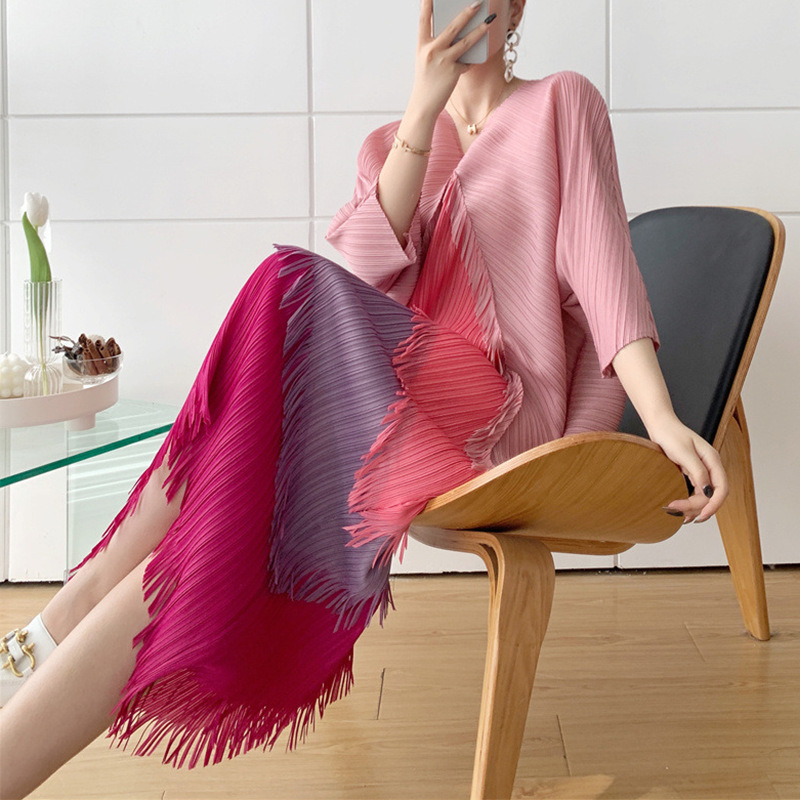Pleated Tassel Midi Dress, picture 10 of 10