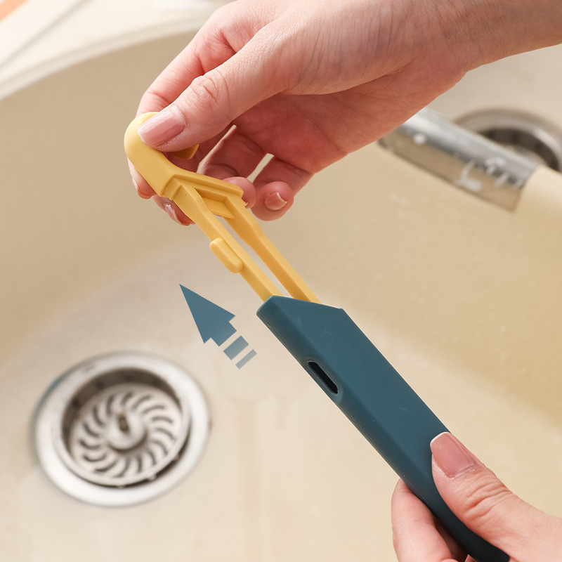 2-in-1 Tweezer-style For Cleaning Kitchen Range Hood And Gas Stove Crevices Sink Cleaning Brush