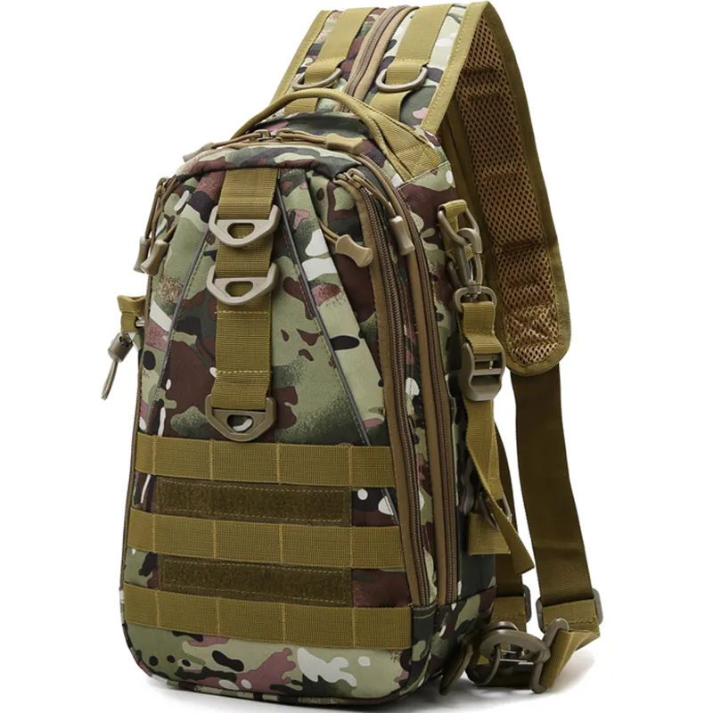 Multi-layer Multifunctional Fishing Outdoor Backpack - Italian Camouflage