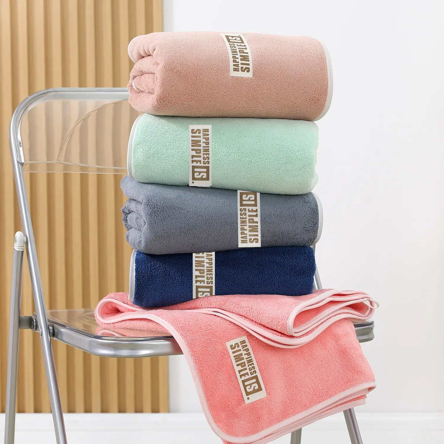 Class A Coral Fleece Bath Towel Soft