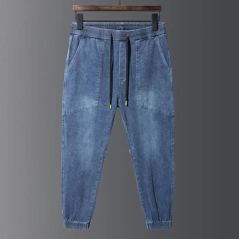 Plus Size Male Stretch Skinny Jeans