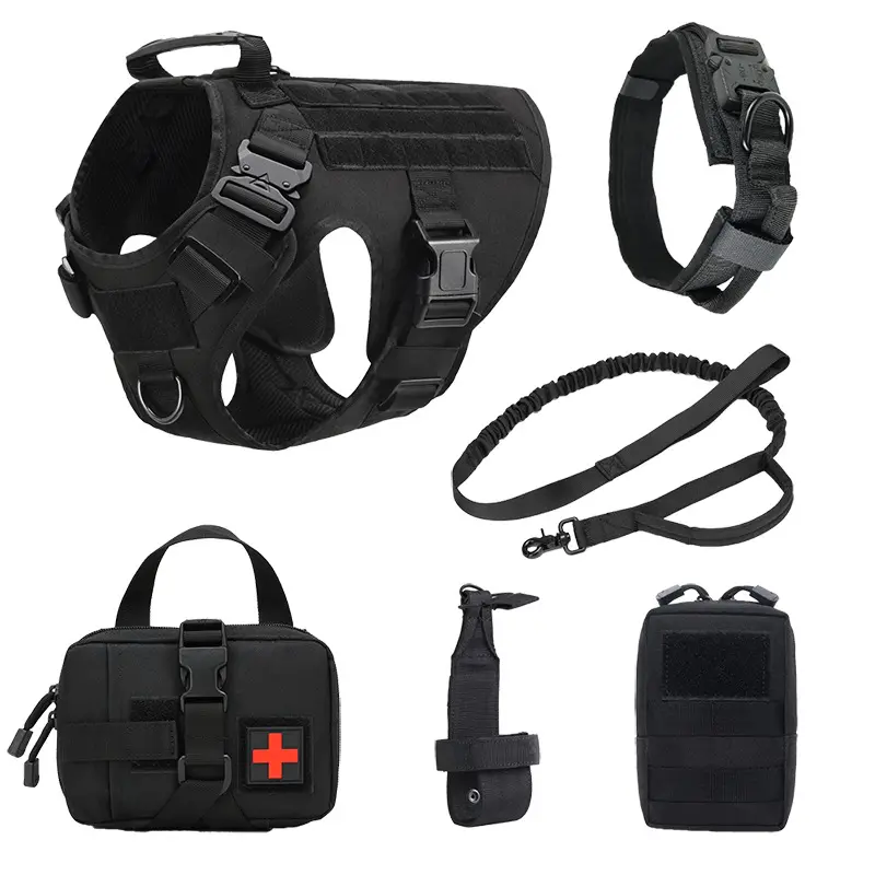 Pet Vest Dog Training 6-piece Set Battle